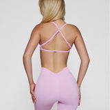 Podprsenka Contour s překříženými zády - Light Pink