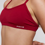 Podprsenka Contour s překříženými zády - Cherry